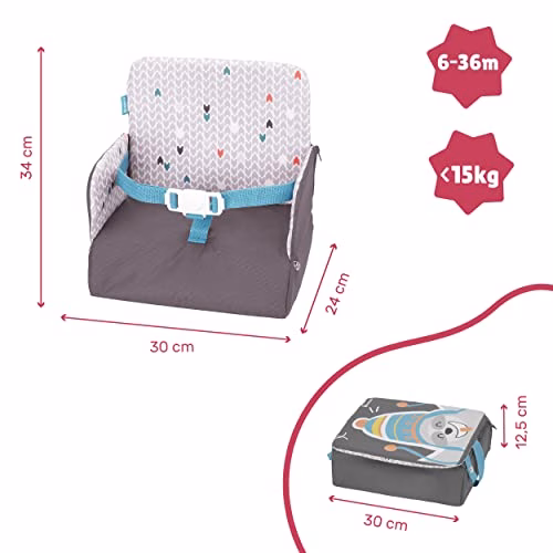 Badabulle Rehausseur de Chaise Enfant Yummy Travel, Nomade, Léger & Pliage Ultra Compact, Universel, Adapté à Toutes les Chaises, Rangements Compartimentés Intégrés 3 Badabulle Rehausseur de Chaise Enfant Yummy Travel, Nomade, Léger & Pliage Ultra Compact, Universel, Adapté à Toutes les Chaises, Rangements Compartimentés Intégrés pas cher