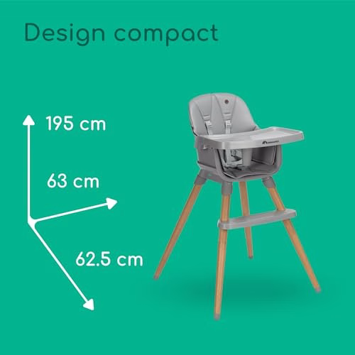 Bebeconfort Avista 2, chaise haute 4 en 1, chaise haute bébé évolutive, rehausseur, chaise pour repas, chaise enfant, 6 mois – 14 ans (9-60 kg), coussins rembourrés, tablette réglable, Tinted Grey 3 Bebeconfort Avista 2, chaise haute 4 en 1, chaise haute bébé évolutive, rehausseur, chaise pour repas, chaise enfant, 6 mois – 14 ans (9-60 kg), coussins rembourrés, tablette réglable, Tinted Grey pas cher