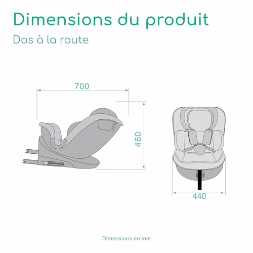 Bebeconfort RevolveFix 360 i-Size, Siège Auto Pivotant 360, 0-12 Ans, 40-150 cm, Siège Auto ISOFIX, Top Tether, Rotation 360, 6 Positions Inclinaison, 12 Positions Appui-tête, Dual Red Bebeconfort RevolveFix 360 i-Size, Siège Auto Pivotant 360, 0-12 Ans, 40-150 cm, Siège Auto ISOFIX, Top Tether, Rotation 360, 6 Positions Inclinaison, 12 Positions Appui-tête, Dual Red pas cher