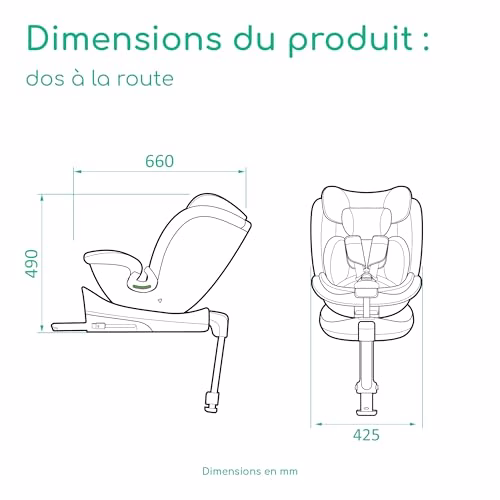 Bebeconfort RevolveFix Plus 360 i-Size, Siège Auto Pivotant 360, 0-12 Ans, 40-150 cm, Siège Auto ISOFIX, Jambe de Force, Rotation 360, 6 Positions Inclinaison, 12 Positions Appui-tête, Full Black 3 Bebeconfort RevolveFix Plus 360 i-Size, Siège Auto Pivotant 360, 0-12 Ans, 40-150 cm, Siège Auto ISOFIX, Jambe de Force, Rotation 360, 6 Positions Inclinaison, 12 Positions Appui-tête, Full Black pas cher