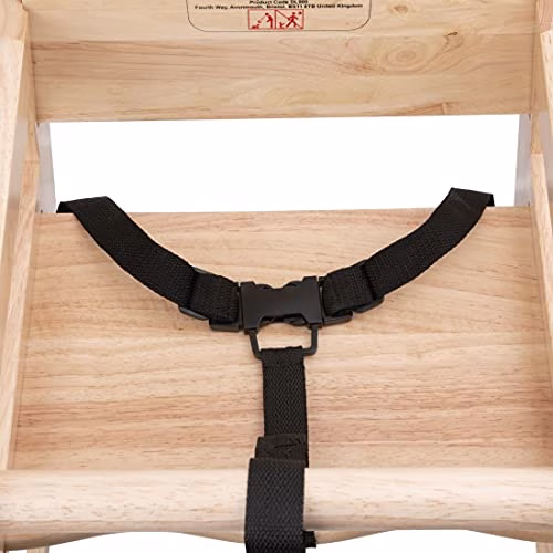 Bolero Chaise haute en bois durable et sécurisée pour bébés, Finition naturelle, Hauteur du siège : 500 mm, Comprend un harnais de taille à 3 points, DL900 2 Bolero Chaise haute en bois durable et sécurisée pour bébés, Finition naturelle, Hauteur du siège : 500 mm, Comprend un harnais de taille à 3 points, DL900 pas cher