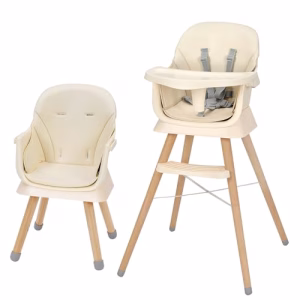 Chaise Haute Bébé 6 en 1 avec Pieds en Bois, Chaise Haute Évolutive Convertible en Rehausseur et Chaise Enfant, Harnais 5 Points, Plateau Amovible, pour Bébé de 6 Mois à 6 Ans (Beige) Chaise Haute Bébé 6 en 1 avec Pieds en Bois, Chaise Haute Évolutive Convertible en Rehausseur et Chaise Enfant, Harnais 5 Points, Plateau Amovible, pour Bébé de 6 Mois à 6 Ans (Beige) pas cher