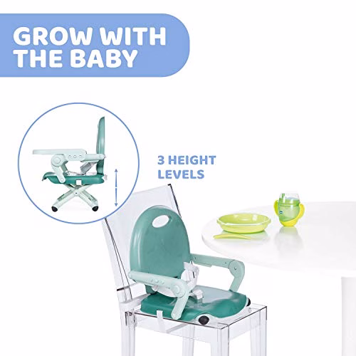 Chicco Pocket Snack Rehausseur de Chaise pour Enfants 6 Mois-3 Ans (15 kg), Chaise Haute Portable pour Repas, Siège de Voyage avec Fermeture Compacte, Plateau Amovible, Vert 5 Chicco Pocket Snack Rehausseur de Chaise pour Enfants 6 Mois-3 Ans (15 kg), Chaise Haute Portable pour Repas, Siège de Voyage avec Fermeture Compacte, Plateau Amovible, Vert pas cher