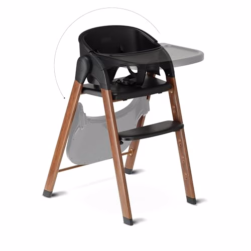 Deryan Chaise Haute évolutive 4en1, Pour Bébé Ergonomique, Confortable, Inclinable, Pliable, Avec Hauteur Réglable, Repose-Pieds, Plateau Amovible, 6 mois à 3 ans (110 kg) – Bois/Noir 4 Deryan Chaise Haute évolutive 4en1, Pour Bébé Ergonomique, Confortable, Inclinable, Pliable, Avec Hauteur Réglable, Repose-Pieds, Plateau Amovible, 6 mois à 3 ans (110 kg) – Bois/Noir pas cher