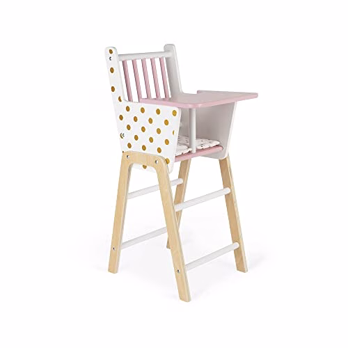 Janod – Chaise Haute Candy Chic – en Bois Avec Coussin et Plateau Repas – Jouet d’Imitation – Accessoires pour Poupons – dès 3 Ans, J05888 Janod – Chaise Haute Candy Chic – en Bois Avec Coussin et Plateau Repas – Jouet d’Imitation – Accessoires pour Poupons – dès 3 Ans, J05888 pas cher