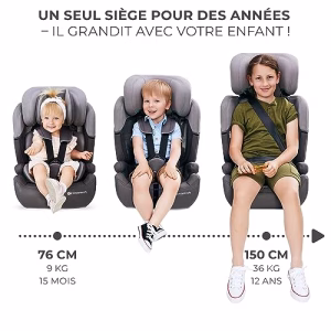 Kinderkraft COMFORT UP i-Size 76 et 150 cm, Siège auto bébé Groupe 1/2/3 de 9 à 36 kg, 15 mois à 12 ans, Têtière ajustable, 11 niveaux de réglage, Harnais de sécurité 5 points, Housse amovible, Vert Kinderkraft COMFORT UP i-Size 76 et 150 cm, Siège auto bébé Groupe 1/2/3 de 9 à 36 kg, 15 mois à 12 ans, Têtière ajustable, 11 niveaux de réglage, Harnais de sécurité 5 points, Housse amovible, Vert pas cher