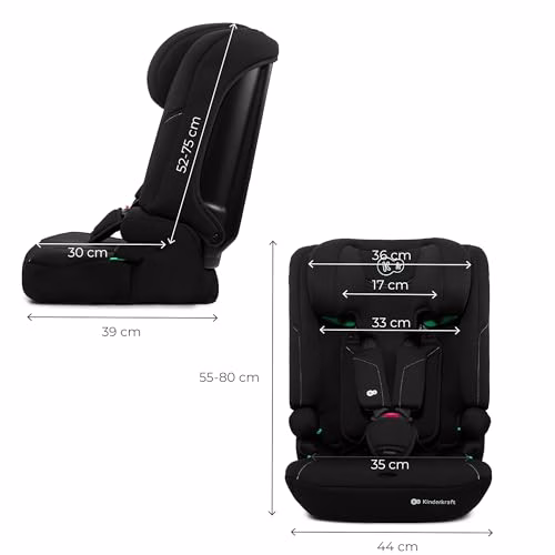 Kinderkraft I-COMFY, Siège auto, Pour enfant, Réglable (76-150 cm), Dossier réglable, Harnais de sécurité à 5 points, Système de croissance facile, pour enfant, Installation facile, Noir 2 Kinderkraft I-COMFY, Siège auto, Pour enfant, Réglable (76-150 cm), Dossier réglable, Harnais de sécurité à 5 points, Système de croissance facile, pour enfant, Installation facile, Noir pas cher