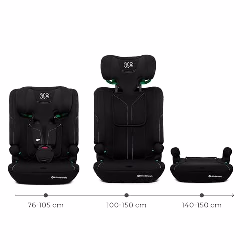Kinderkraft I-COMFY, Siège auto, Pour enfant, Réglable (76-150 cm), Dossier réglable, Harnais de sécurité à 5 points, Système de croissance facile, pour enfant, Installation facile, Noir 3 Kinderkraft I-COMFY, Siège auto, Pour enfant, Réglable (76-150 cm), Dossier réglable, Harnais de sécurité à 5 points, Système de croissance facile, pour enfant, Installation facile, Noir pas cher