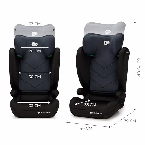 Kinderkraft I-SPARK i-Size Siège auto bébé Groupe 2/3 100-150 cm, de 3,5 à 12 ans, 15 à 36 kg, léger (4,85 kg), ceinture de sécurité à 3 points, Protection latérale, Noir 3 Kinderkraft I-SPARK i-Size Siège auto bébé Groupe 2/3 100-150 cm, de 3,5 à 12 ans, 15 à 36 kg, léger (4,85 kg), ceinture de sécurité à 3 points, Protection latérale, Noir pas cher