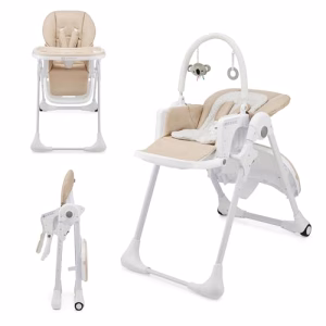 Kinderkraft TUMMIE Chaise Haute 2 en 1, pour Bébé Ergonomique, Confortable, Inclinable, Pliable, avec Hauteur Réglable, Repose-Pieds, Plateau Amovible, pour Tout-Petit, avec jouets, Beige Kinderkraft TUMMIE Chaise Haute 2 en 1, pour Bébé Ergonomique, Confortable, Inclinable, Pliable, avec Hauteur Réglable, Repose-Pieds, Plateau Amovible, pour Tout-Petit, avec jouets, Beige pas cher