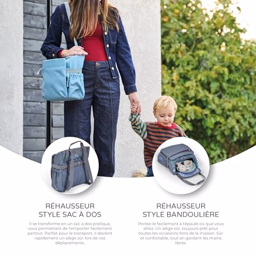 MS BabyWorld – Booster Bag Stars | Rehausseur de Voyage Portable 2 en 1 avec Harnais à 5 Points | Sac à Dos Convertible en Bandoulière | Distributeur de Mouchoirs et Espace pour Ustensiles 5 MS BabyWorld – Booster Bag Stars | Rehausseur de Voyage Portable 2 en 1 avec Harnais à 5 Points | Sac à Dos Convertible en Bandoulière | Distributeur de Mouchoirs et Espace pour Ustensiles pas cher