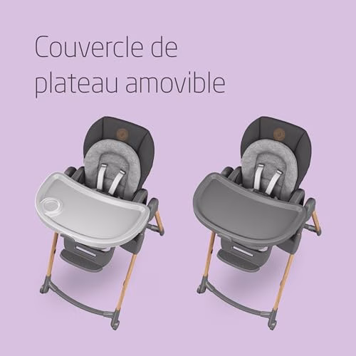 Maxi-Cosi Minla Chaise Haute Bébé Evolutive, 0 – 14 ans, 60 kg max, Chaise Haute Bébé, 9 Hauteurs Réglables, 5 Différentes Inclinaisons, 4 Positions de Plateau, Pliage compact, Essential Graphite 5 Maxi-Cosi Minla Chaise Haute Bébé Evolutive, 0 – 14 ans, 60 kg max, Chaise Haute Bébé, 9 Hauteurs Réglables, 5 Différentes Inclinaisons, 4 Positions de Plateau, Pliage compact, Essential Graphite pas cher