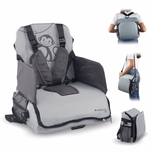 Mobiclinic ®kids, Rehausseur chaise enfant, Monkey, Haute de voyage, 6 à 36 mois, Jusqu’à 15kg, Pliable, Harnais 5 points réglable, Avec rangement, Portable, Bébé Mobiclinic ®kids, Rehausseur chaise enfant, Monkey, Haute de voyage, 6 à 36 mois, Jusqu’à 15kg, Pliable, Harnais 5 points réglable, Avec rangement, Portable, Bébé pas cher