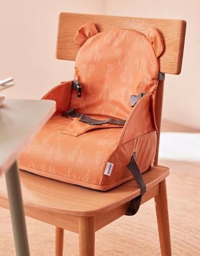 NOUKIE’S – Rehausseur Ocre Bébé de 9 mois à 3 ans Chaise Enfant avec Dossier et Coussin- Léger, Pliable et Nomade – Harnais, Sécurité – Imperméable, Déhoussable et Lavable – Max 13 kg – Idéal Voyage 2 NOUKIE’S – Rehausseur Ocre Bébé de 9 mois à 3 ans Chaise Enfant avec Dossier et Coussin- Léger, Pliable et Nomade – Harnais, Sécurité – Imperméable, Déhoussable et Lavable – Max 13 kg – Idéal Voyage pas cher