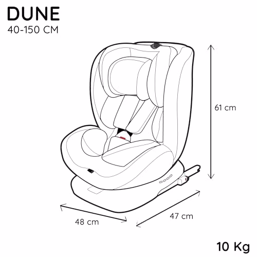Nania Dune, Siège auto, i-Size, Pivotant 360, évolutif, naissance et jusqu’à 12 ans environ, Groupe 0/1/2/3, 40-150 cm, Siège Auto ISOFIX, Rotation 360, Inclinable, Appui-tête réglable 2 Nania Dune, Siège auto, i-Size, Pivotant 360, évolutif, naissance et jusqu’à 12 ans environ, Groupe 0/1/2/3, 40-150 cm, Siège Auto ISOFIX, Rotation 360, Inclinable, Appui-tête réglable pas cher