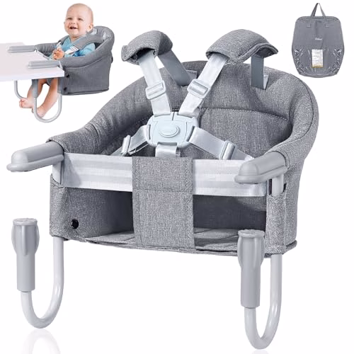 Orzbow Chaise Bebe de Table, Siège de Table pour Bébé avec Harnais 5 Points, Rembourrage Supplémentaire pour la Sangle d’épaule, pour Maison et Voyage, Gris Classique Orzbow Chaise Bebe de Table, Siège de Table pour Bébé avec Harnais 5 Points, Rembourrage Supplémentaire pour la Sangle d’épaule, pour Maison et Voyage, Gris Classique pas cher