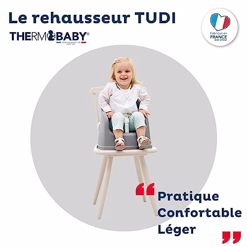 Rehausseur THERMOBABY BLOC de Chaise Tudi Gris Charme 3 Rehausseur THERMOBABY BLOC de Chaise Tudi Gris Charme pas cher