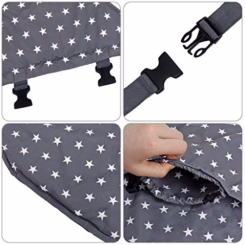 Vine Easy Seat Siège portable de voyage pour chaise haute, siège réglable, sécurisé et lavable | pour tout-petits | Tissu pratique, tient dans votre sac à main – Gris 5 Vine Easy Seat Siège portable de voyage pour chaise haute, siège réglable, sécurisé et lavable | pour tout-petits | Tissu pratique, tient dans votre sac à main – Gris pas cher
