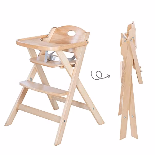 roba Chaise Haute Pliable en Bois Fold Up Smart – Chaise d’Alimentation peu Encombrante + Plateau Repas Détachable – Supporte 15 kg – Bois Naturel 4 roba Chaise Haute Pliable en Bois Fold Up Smart – Chaise d’Alimentation peu Encombrante + Plateau Repas Détachable – Supporte 15 kg – Bois Naturel pas cher